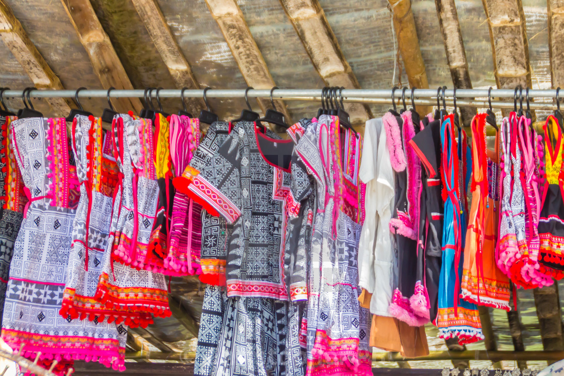 Beautiful Traditional Handmade Clothes For Sale To The Tourist As