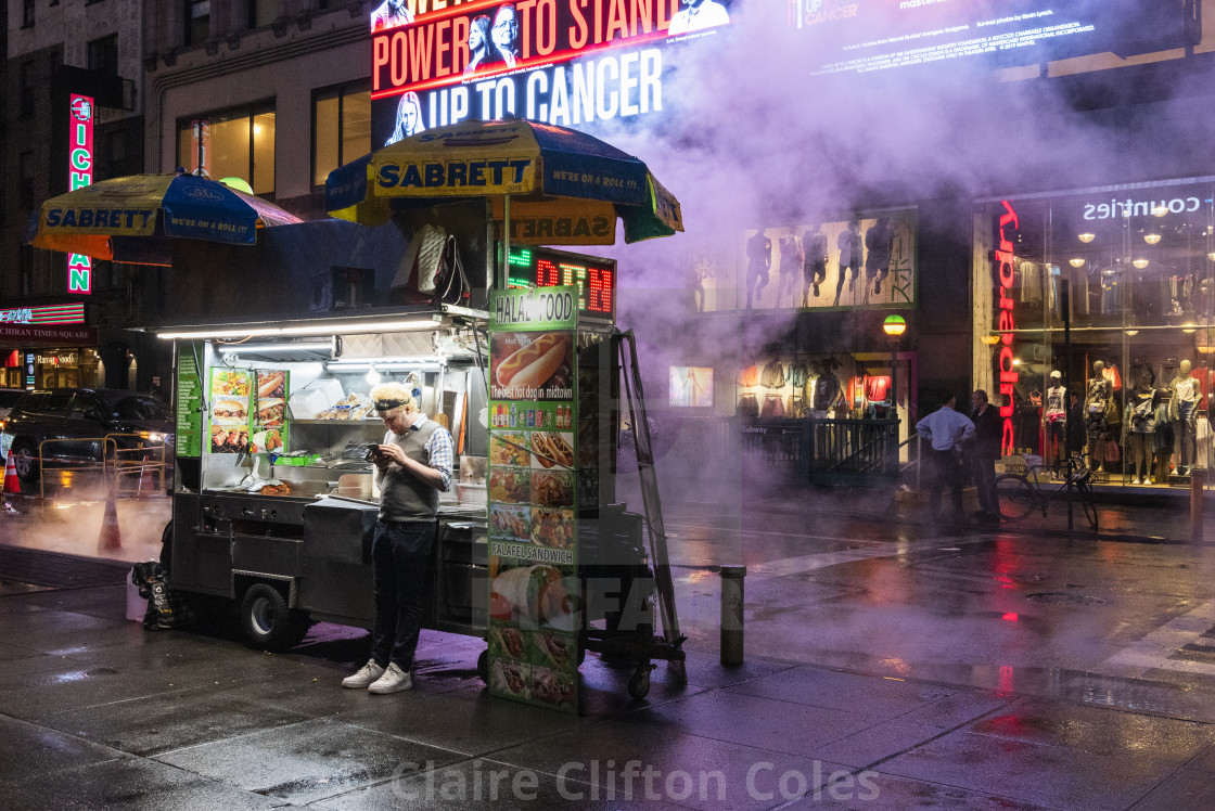 "Hot Dogs in NYC" stock image