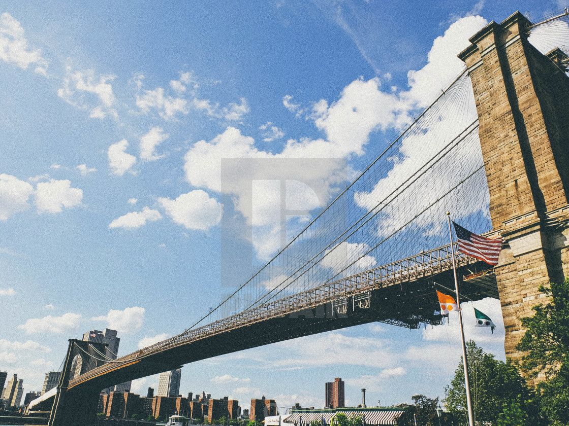 "Take 2, Brooklyn Bridge" stock image