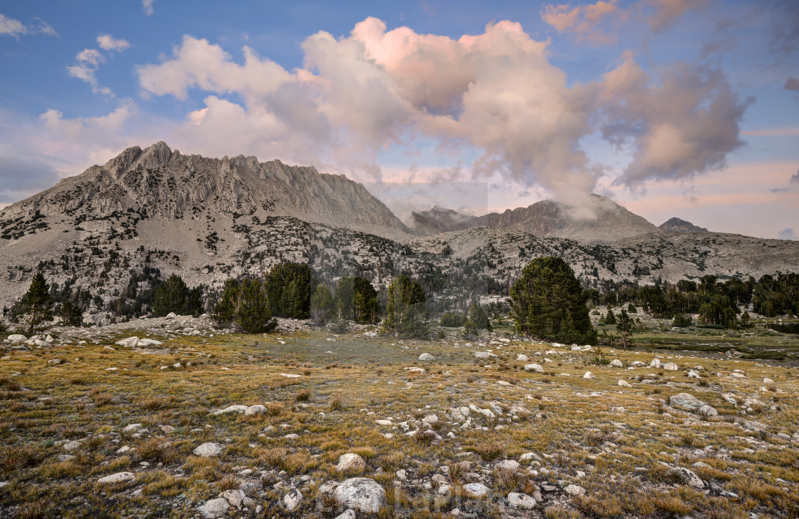 "Pinchot Mountain (Sunset)" stock image