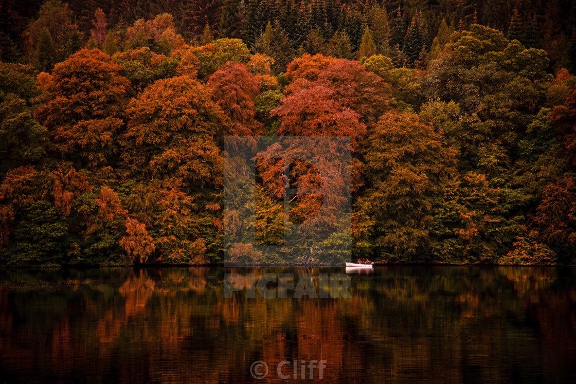 "Loch Faskally" stock image