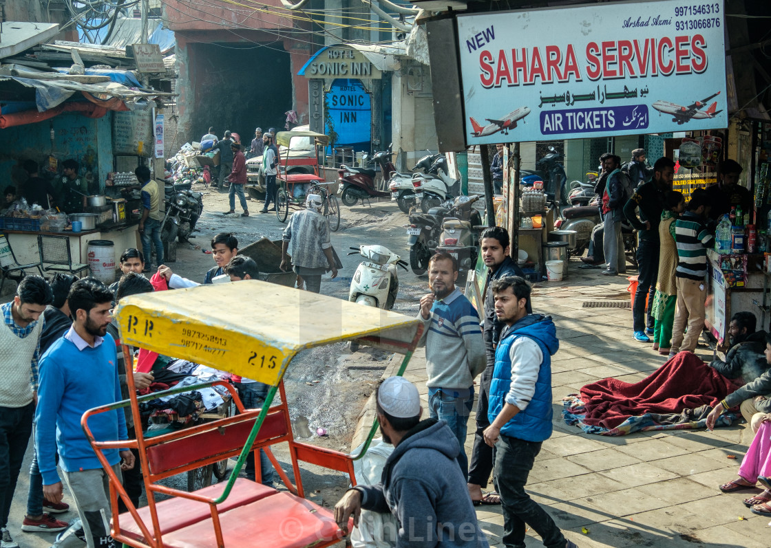 "Street Scene 2." stock image