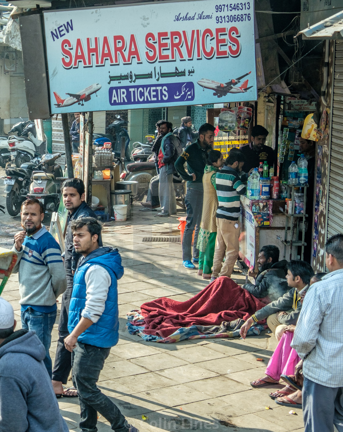 "Street Scene 4." stock image