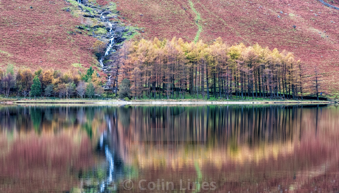 "Autumn Reflection." stock image