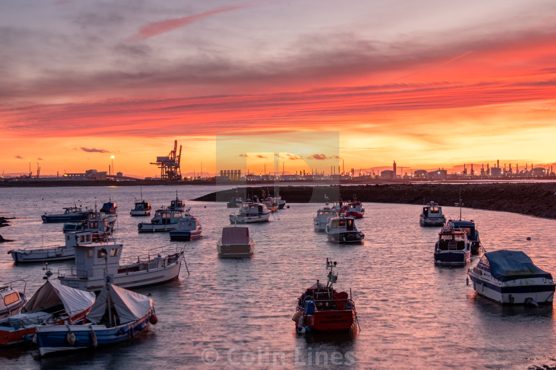 "Industrial Glow." stock image