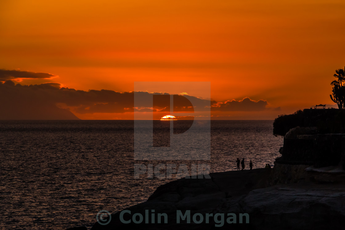 "Tenerife Sunset" stock image