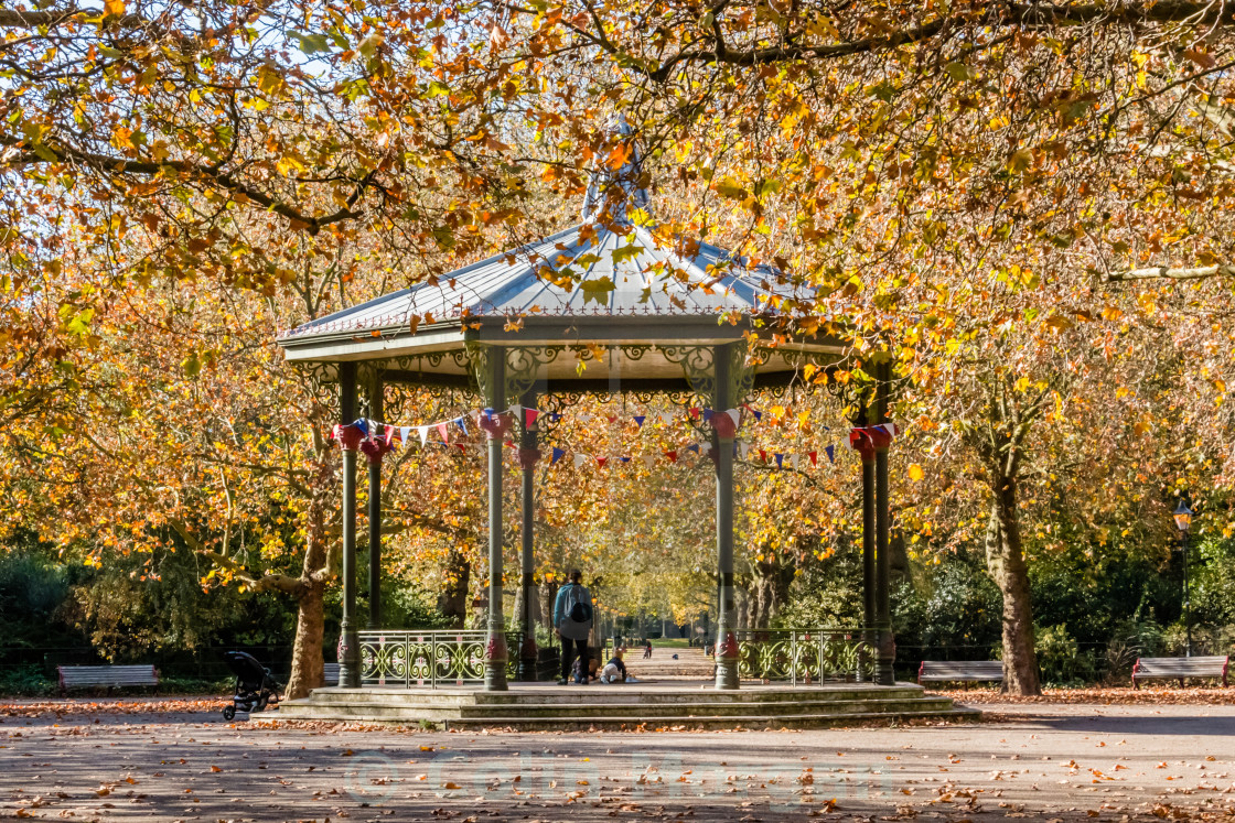 "Bandstand" stock image