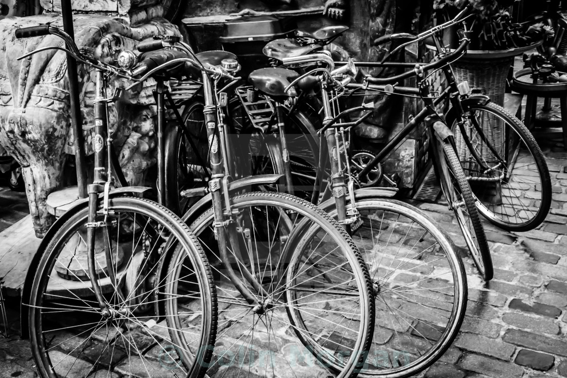 "Bicycles" stock image