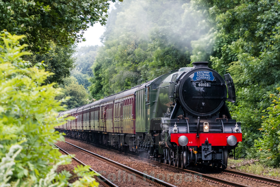 "Flying Scotsman Steam Train 60103" stock image