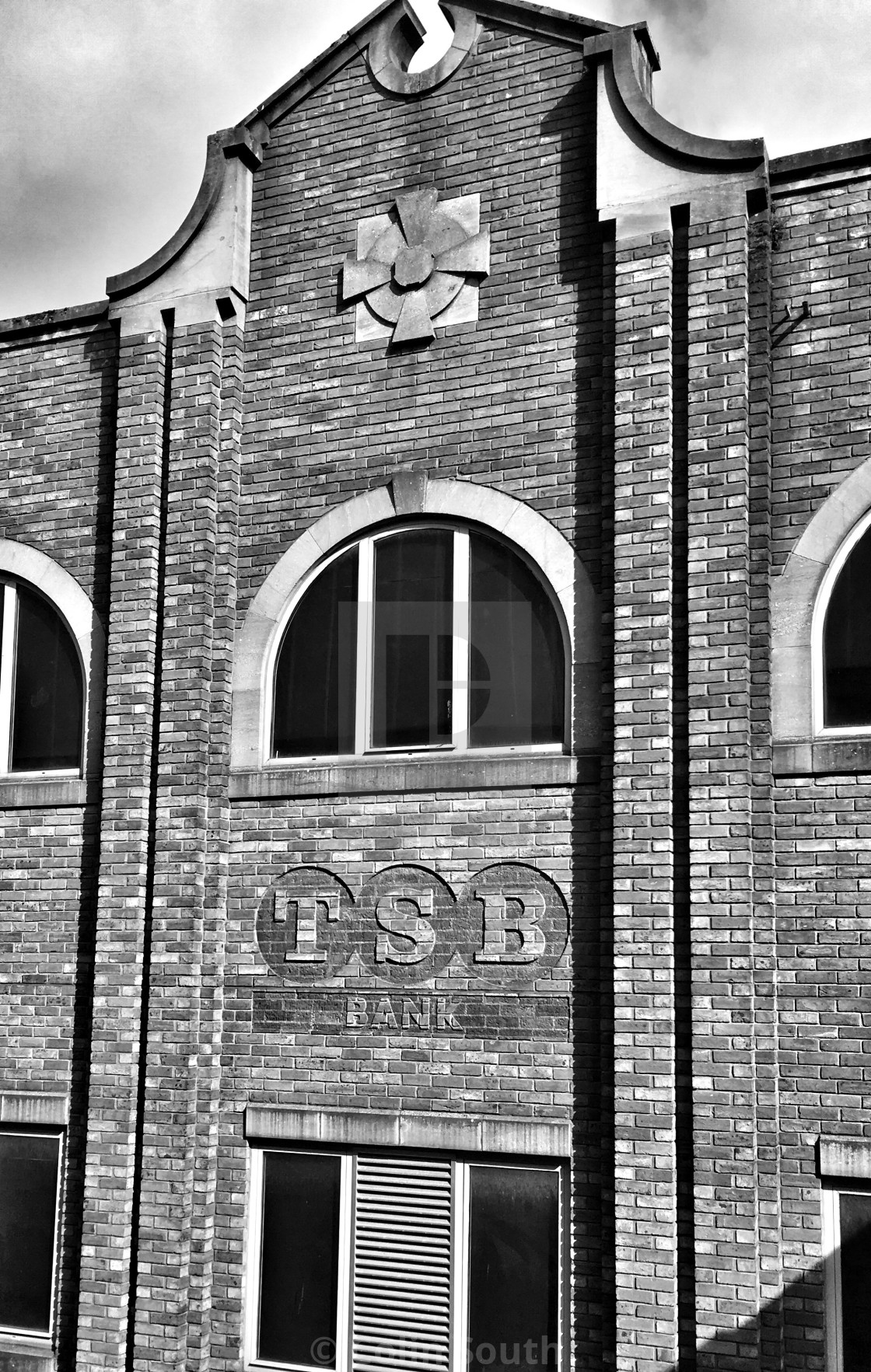 "Back of the old TSB building, Chester" stock image