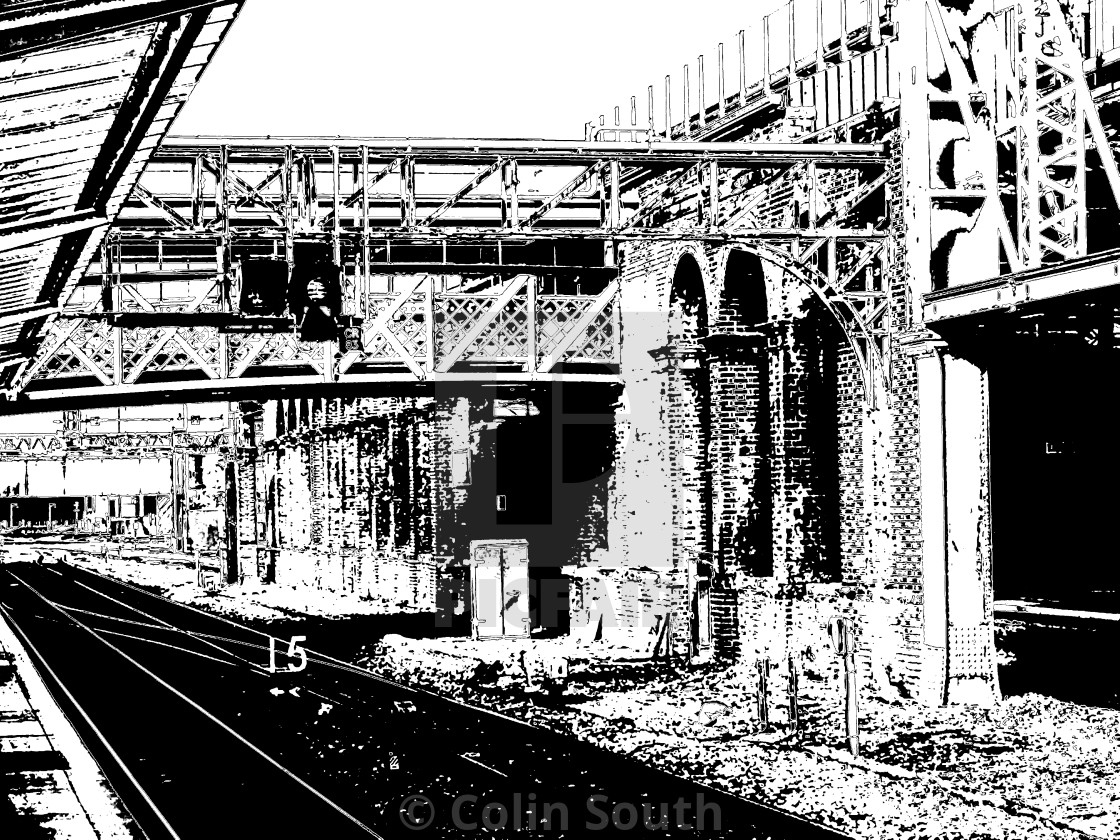 "Chester Railway Station" stock image
