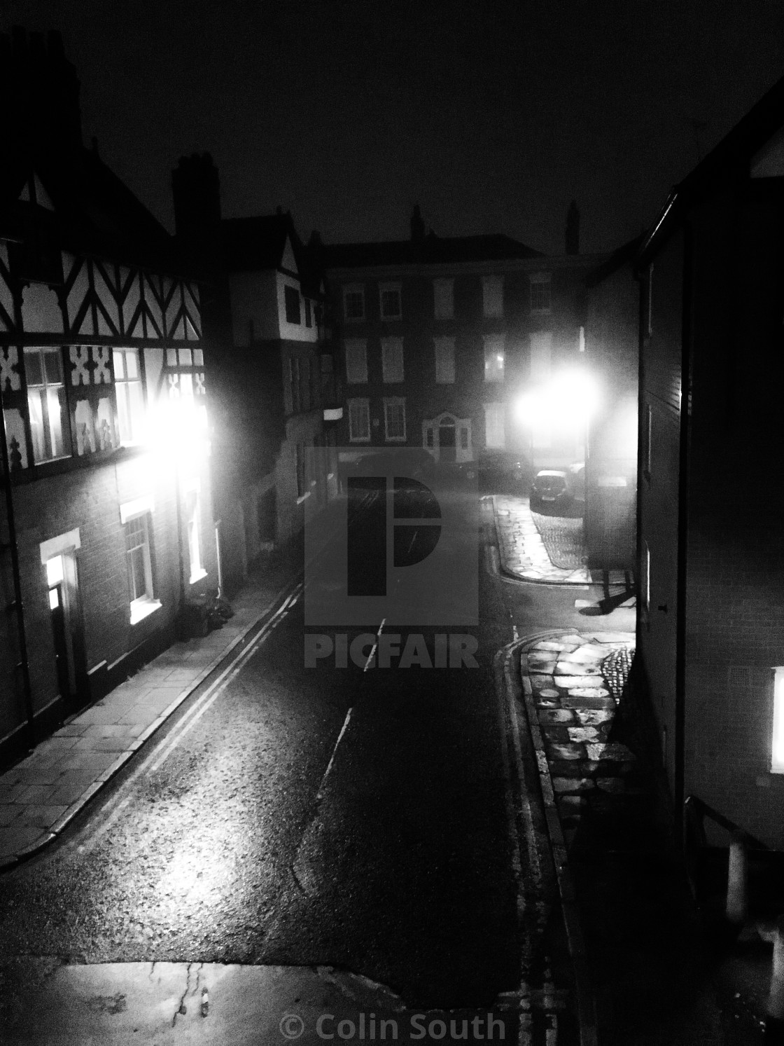 "Canning St. off Water Tower St." stock image