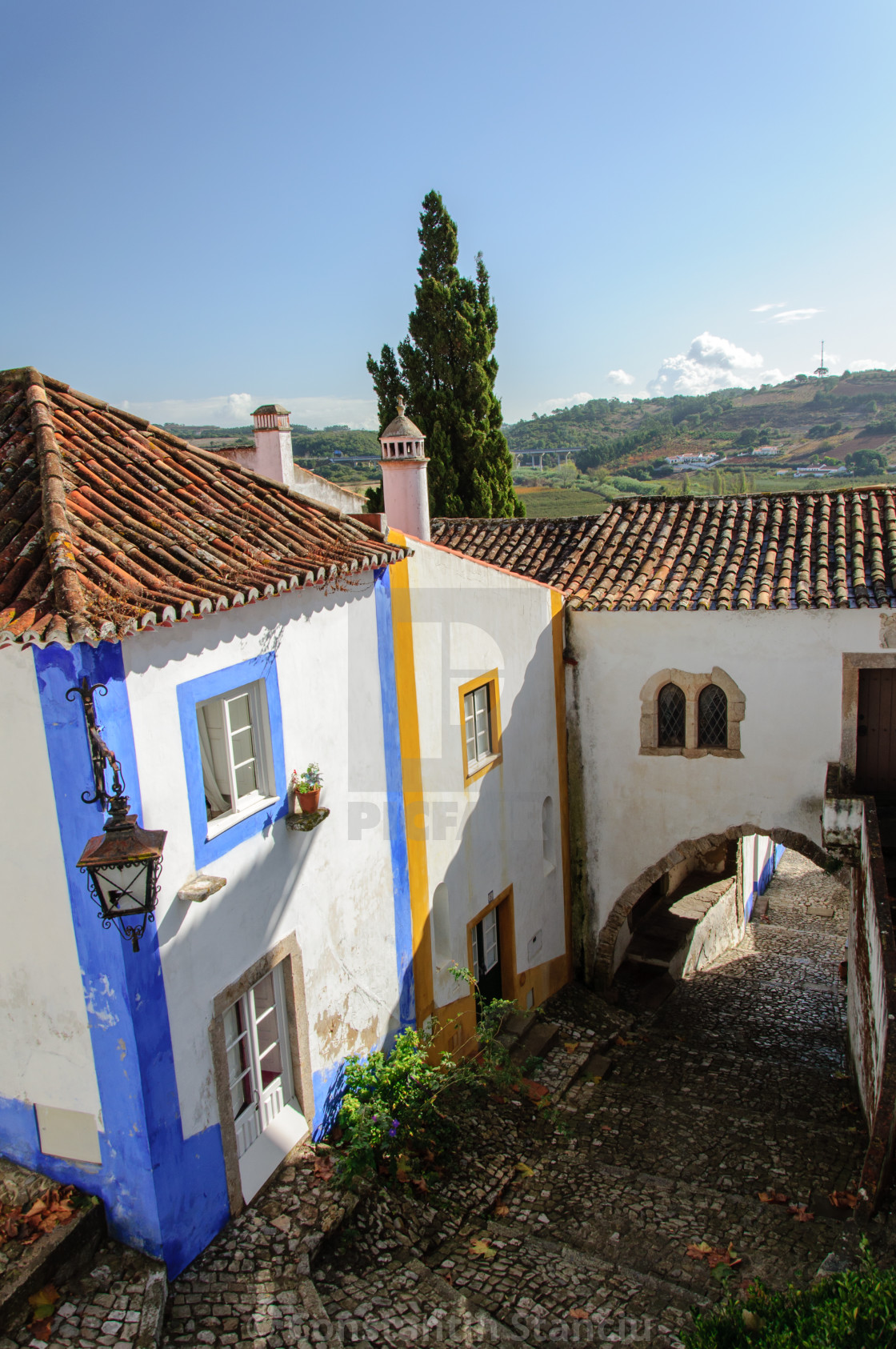 Traditional Architecture In Medieval Portuguese Town Of Obidos License Download Or Print For 6 20 Photos Picfair