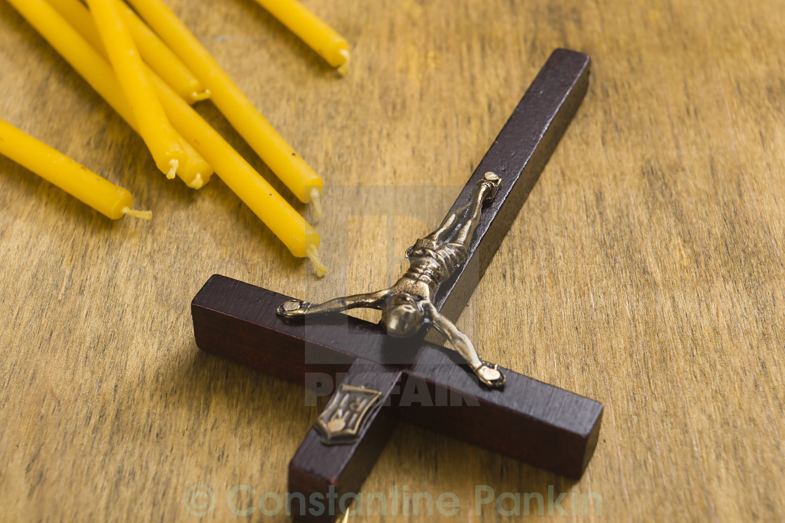 Thin Candles On Purple Cloth Used In Religion License Download Or Print For 3 00 Photos Picfair