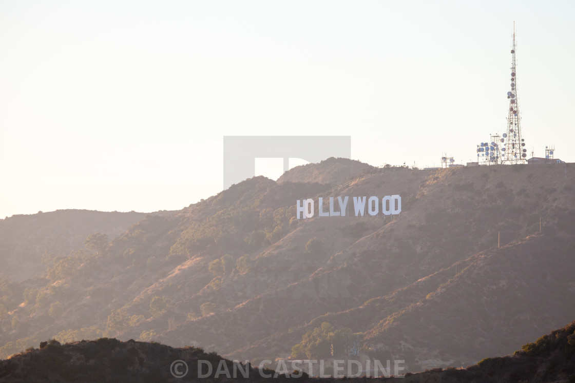 Hollywood Sign Sunset License Download Or Print For 10 00 Photos Picfair