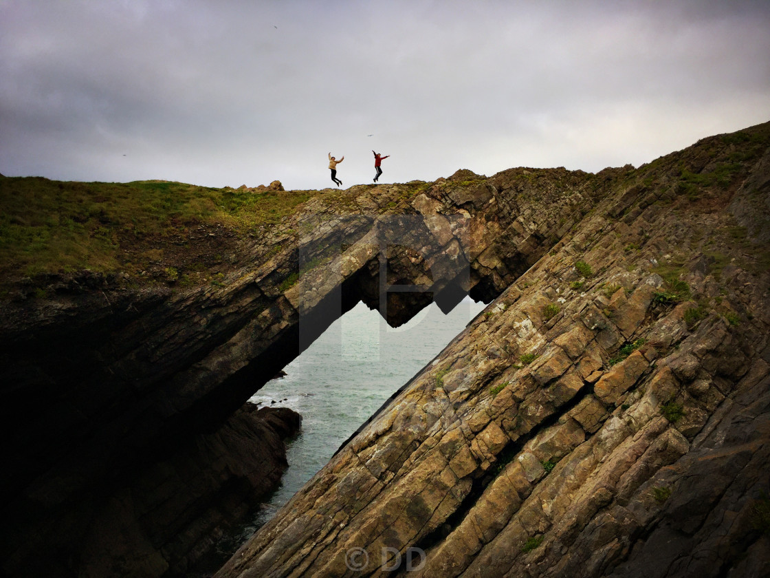 "Rock Bridge to the Worm’s Head" by DD - $15.42 "Rock Bridge to the Worm’s Head" stock image