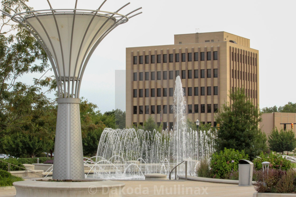 "Beautiful Fountain" stock image