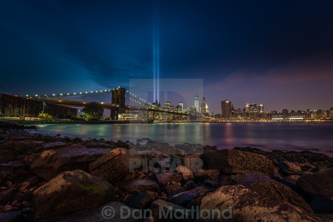 "Tribute in Lights" stock image