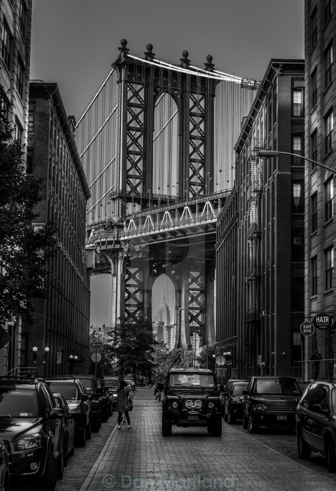 "Manhattan Bridge" stock image