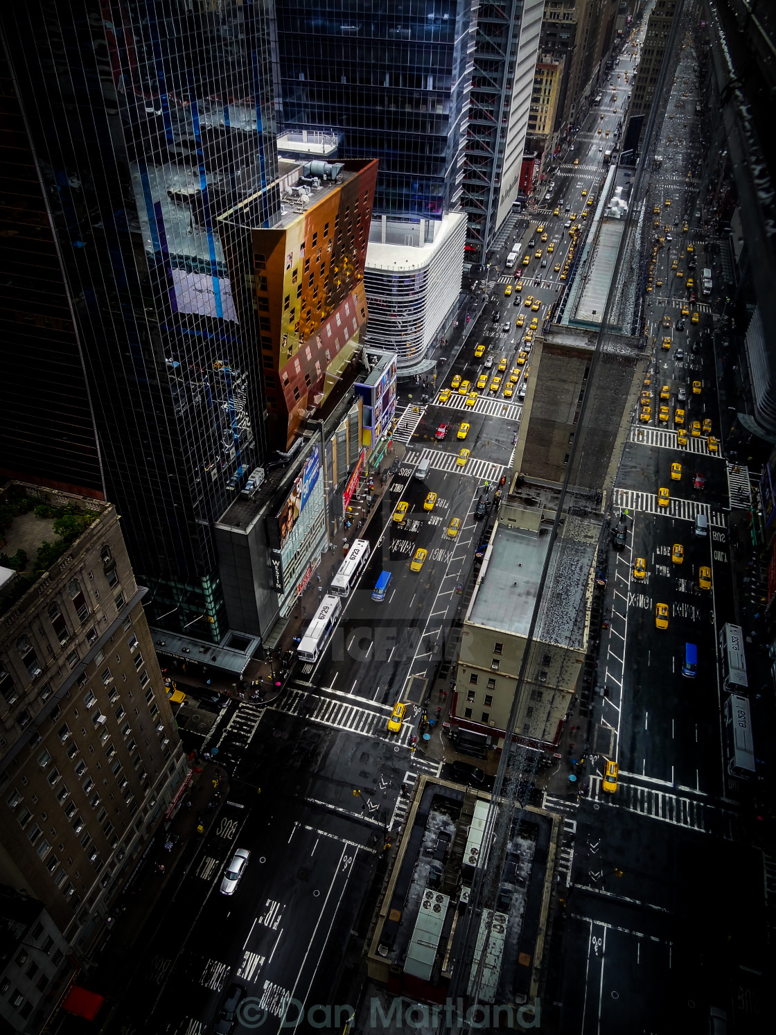 "High above NYC" stock image