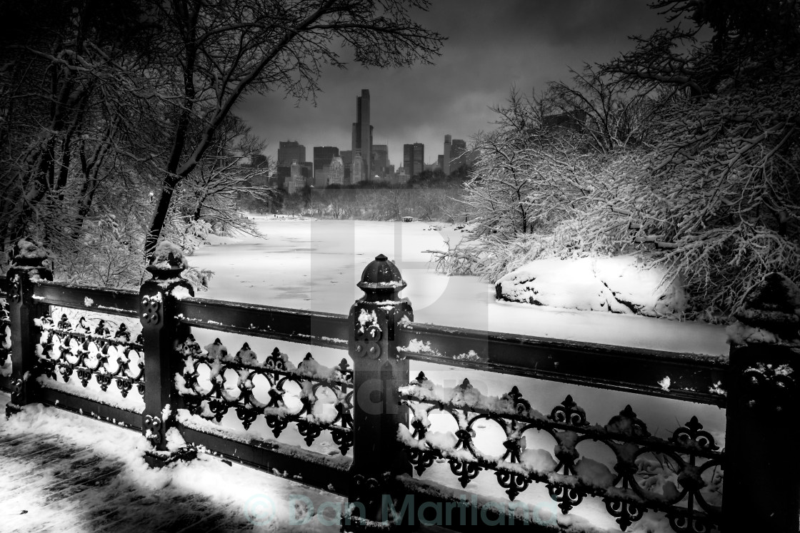 "Frozen NYC" stock image