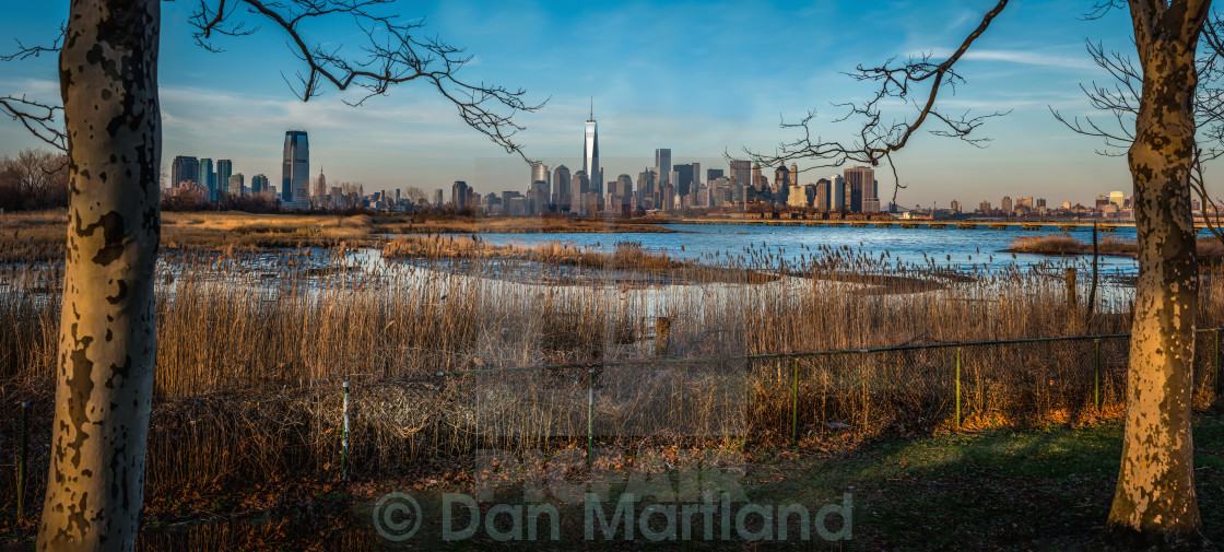 "Lower Manhattan Panorama" stock image