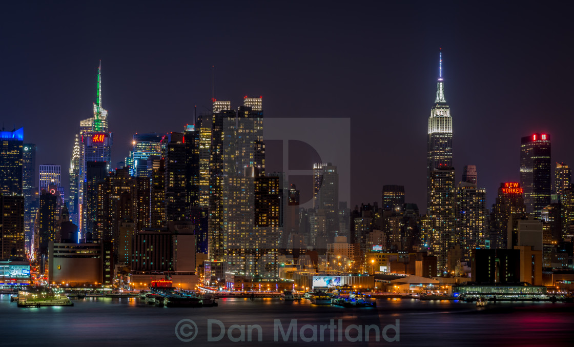 "Gorgeous Evening in the City" stock image