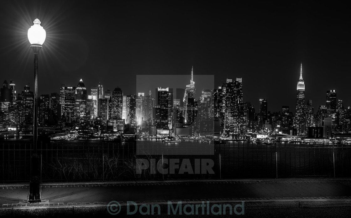 "Manhattan Skyline" stock image