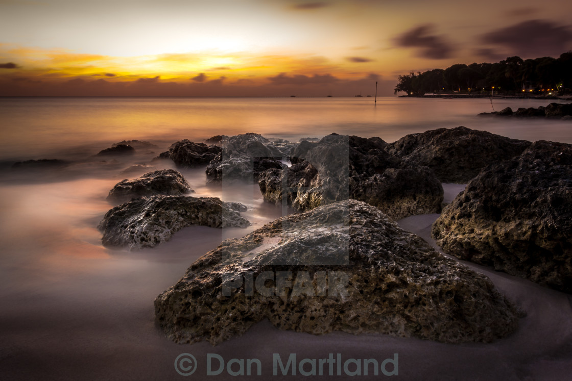 "Barbados Rocks!" stock image