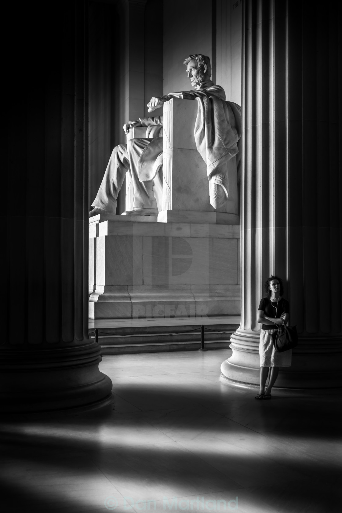 "Standing In The Shadows" stock image