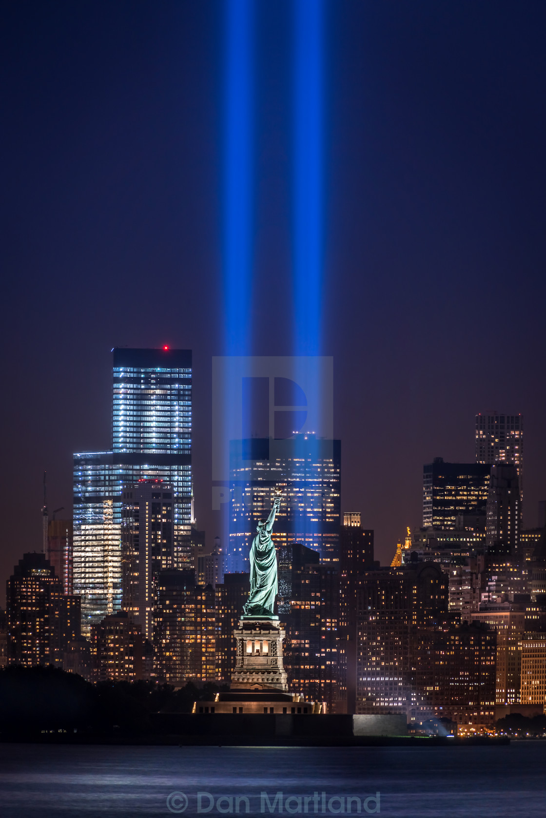 "Tribute in Light 2014" stock image