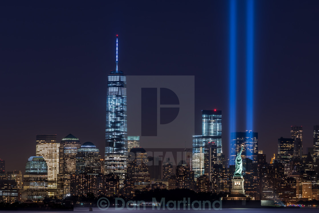 "Tribute In light 2014 Landscape" stock image