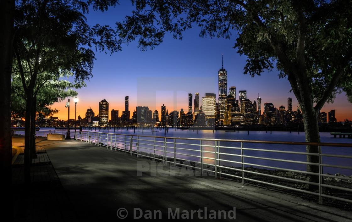 "New York City Pre Dawn" stock image