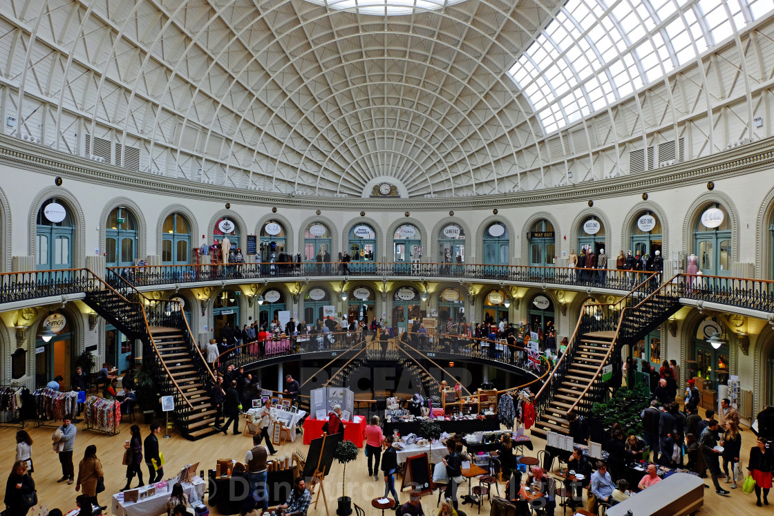 "The Leeds Corn Exchange" stock image