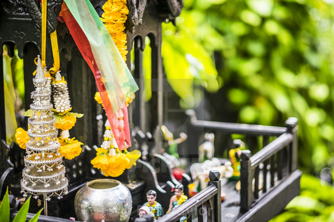 "Buddist Altar in Thailand" stock image