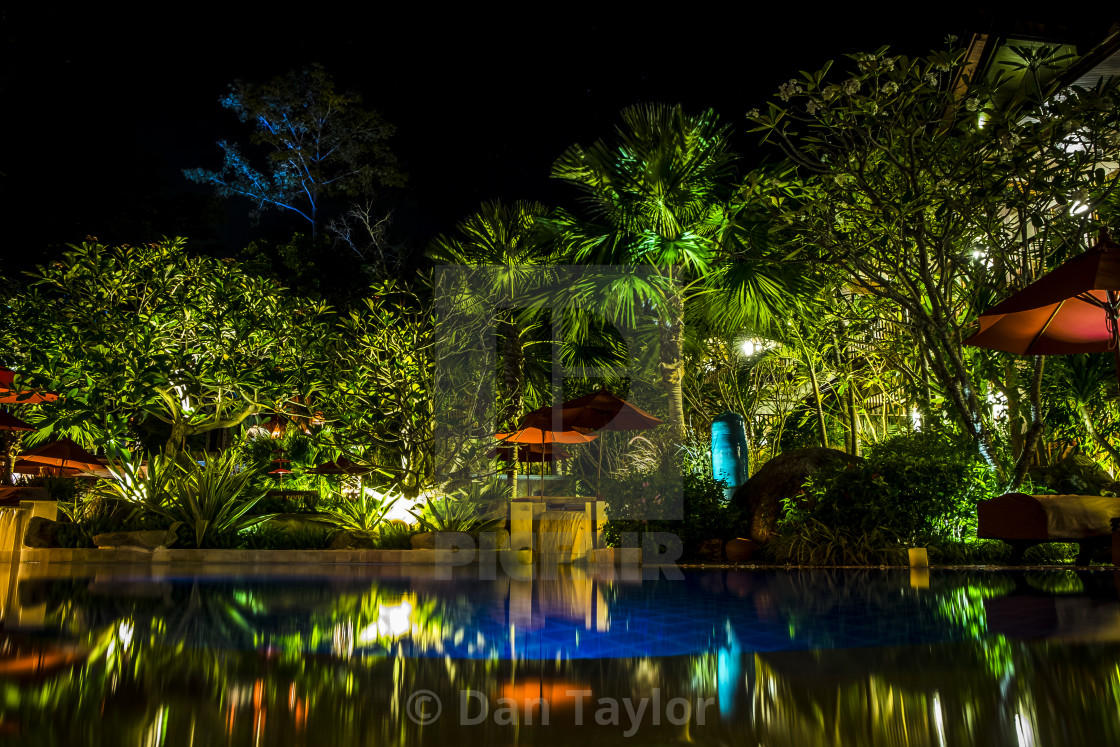 "Night Scene in Ko Samui" stock image