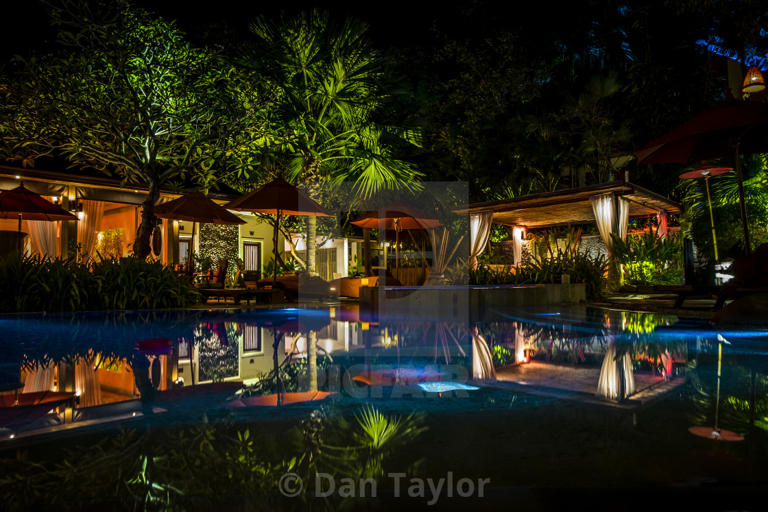 "Night Scene in Ko Samui" stock image