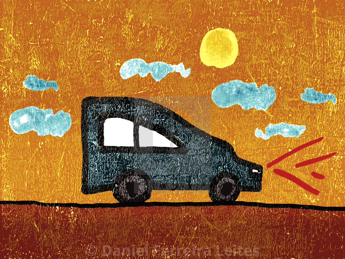 Car Driving at Nature Cartoon Children Style Drawing - License, download or print for £ | Photos | Picfair Car Driving at Nature Cartoon Children Style Drawing - License, download or print for £ | Photos | Picfair