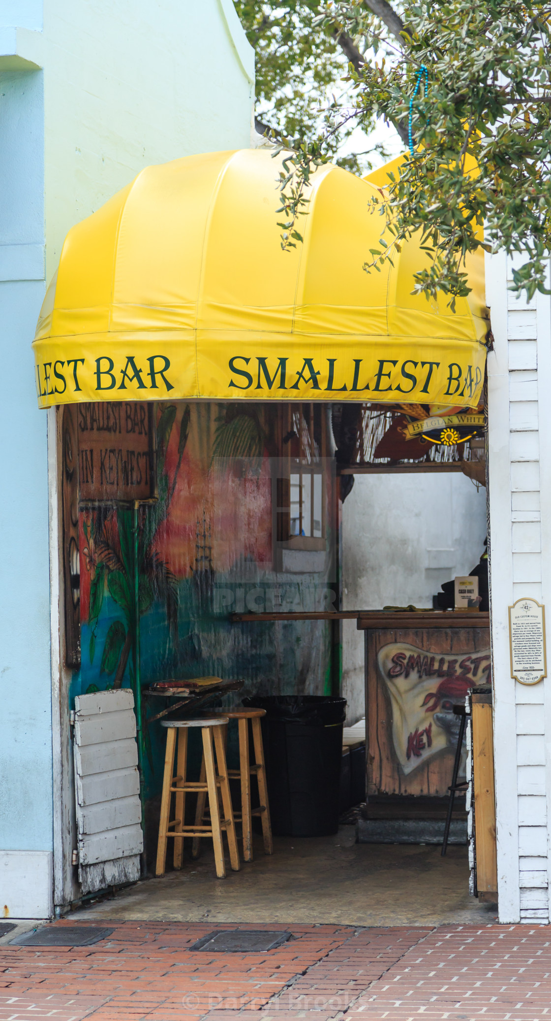 "Smallest Bar in Key West" by Darryl Brooks - $10.71 "Smallest Bar in Key West" stock image