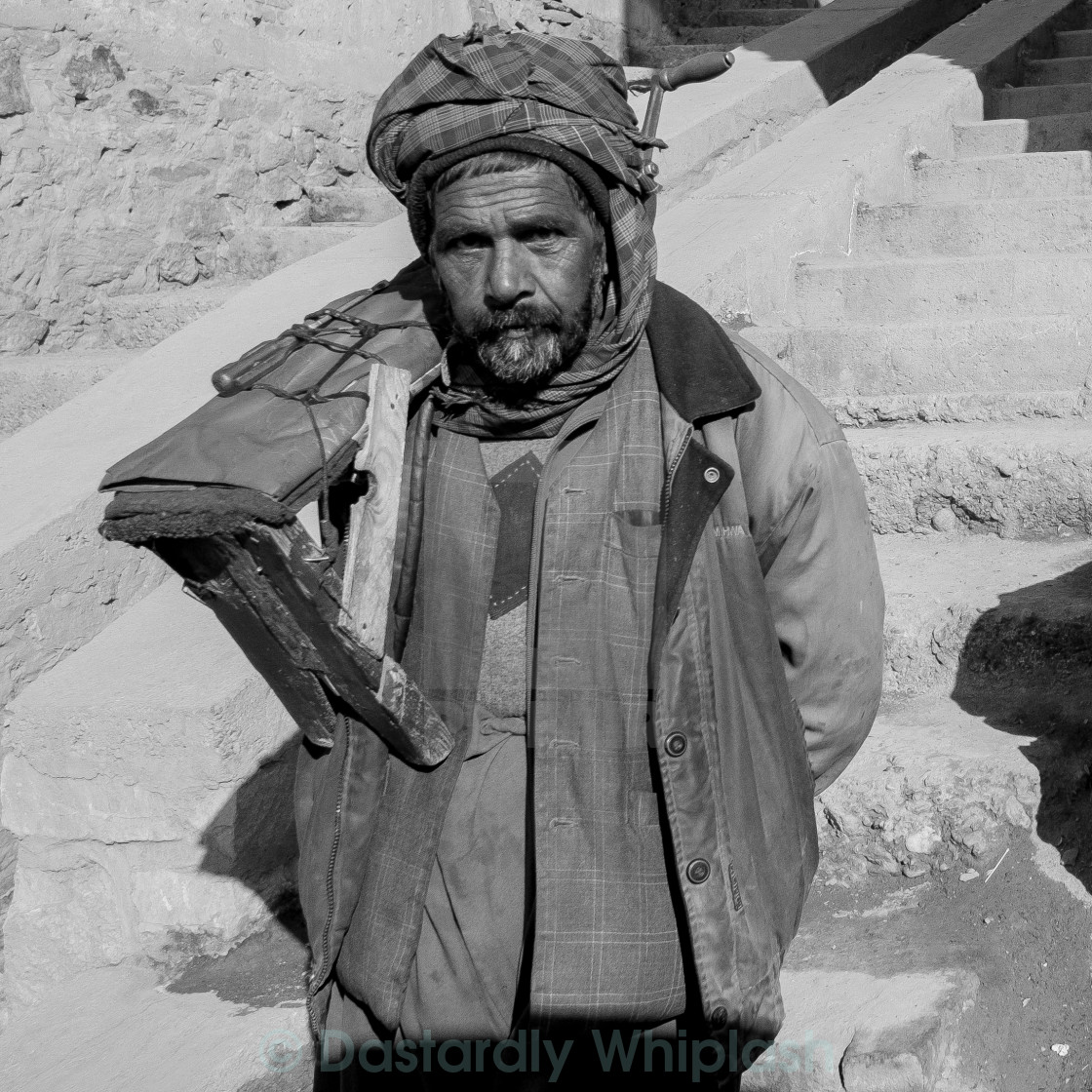 "The Knife Sharpener" stock image