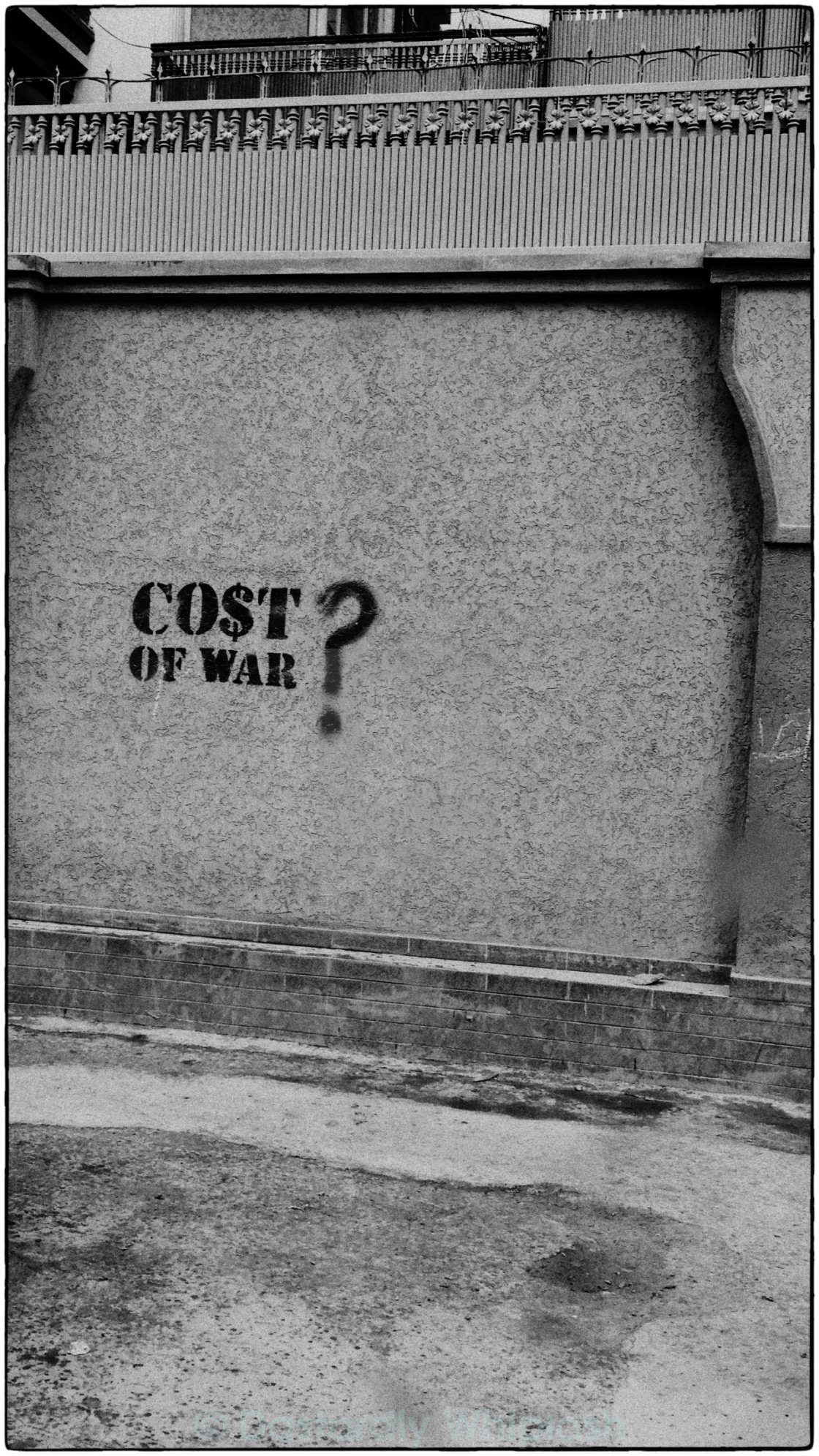 "Cost of War" stock image