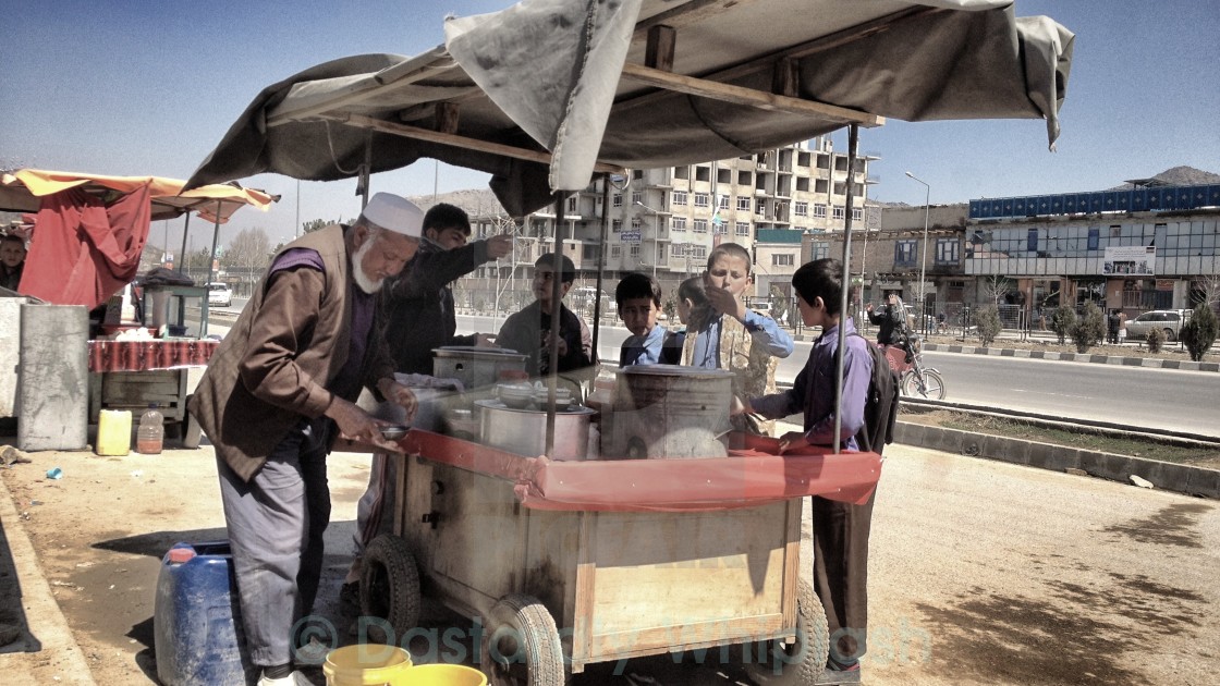 "School Meals - Kabul Style" stock image