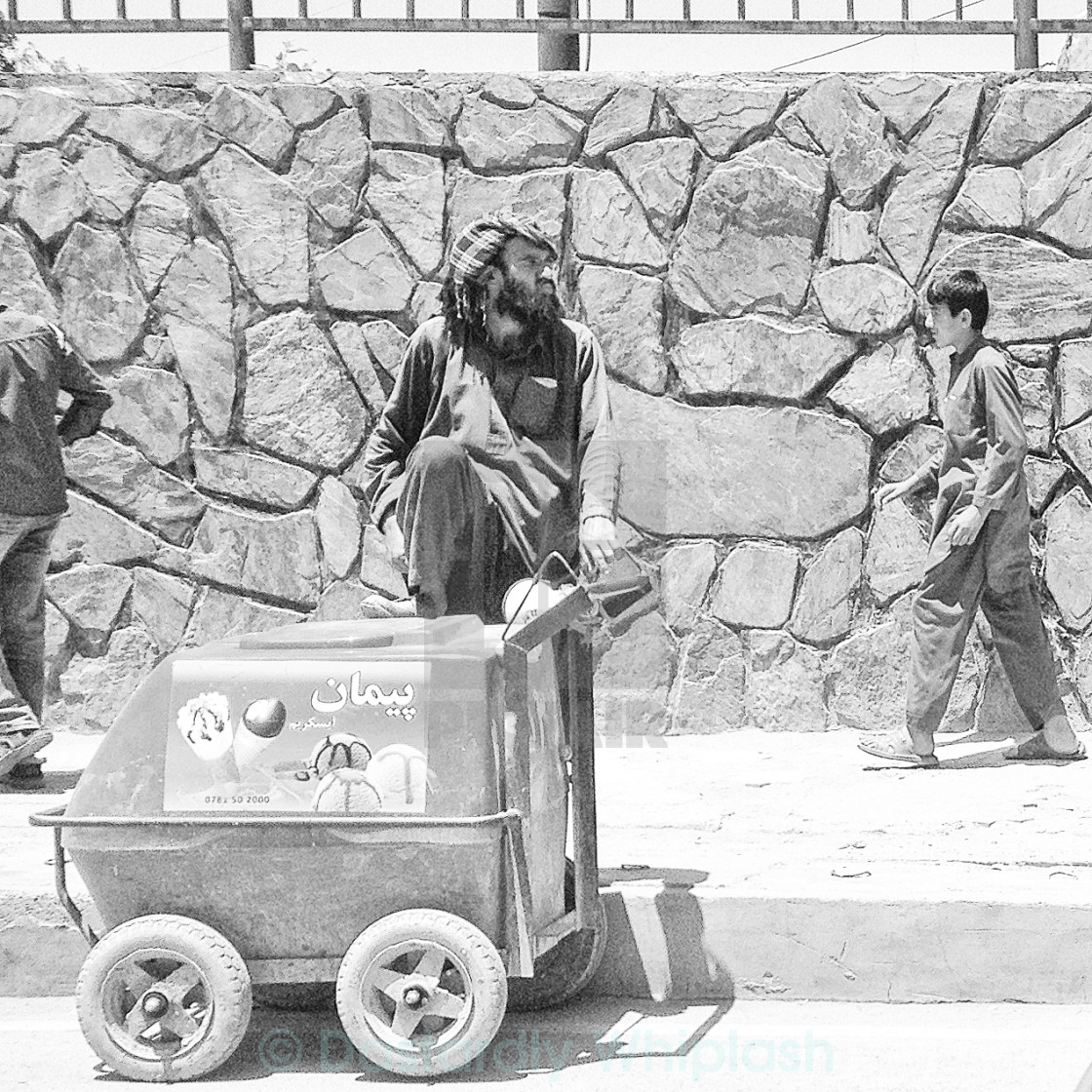 "The Ice Cream man" stock image