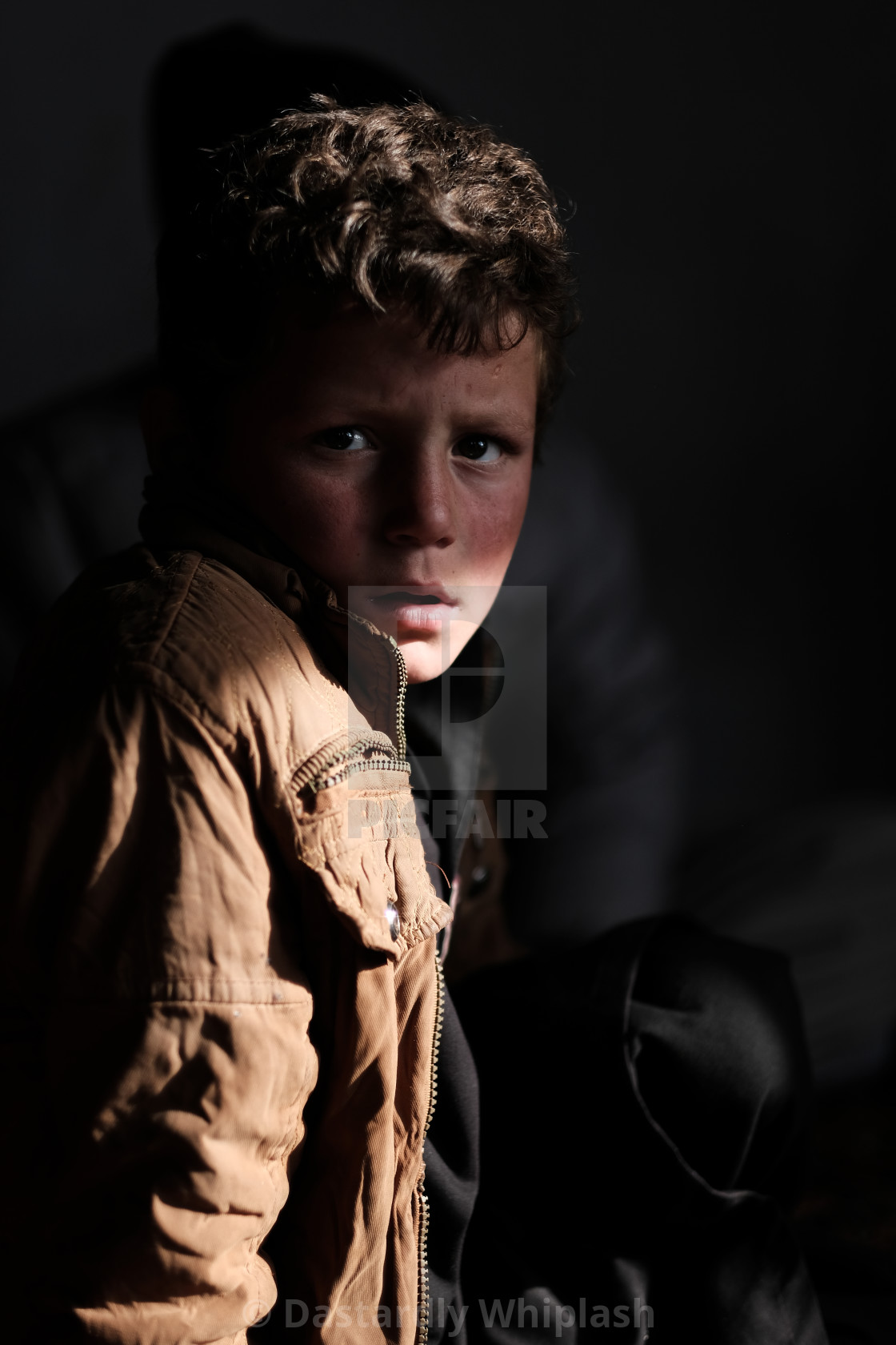 "The Boy in the Shadows #2" stock image