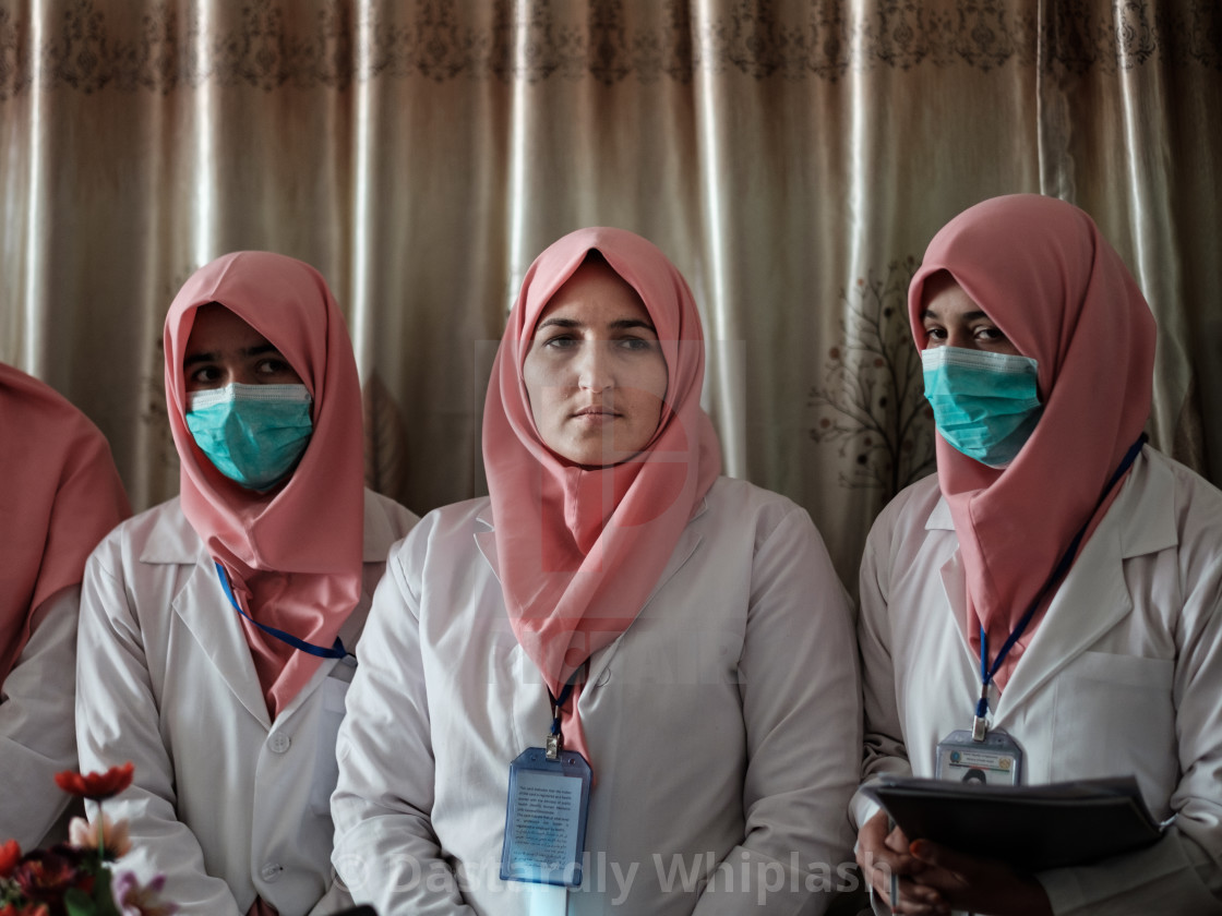 "The Midwives" stock image