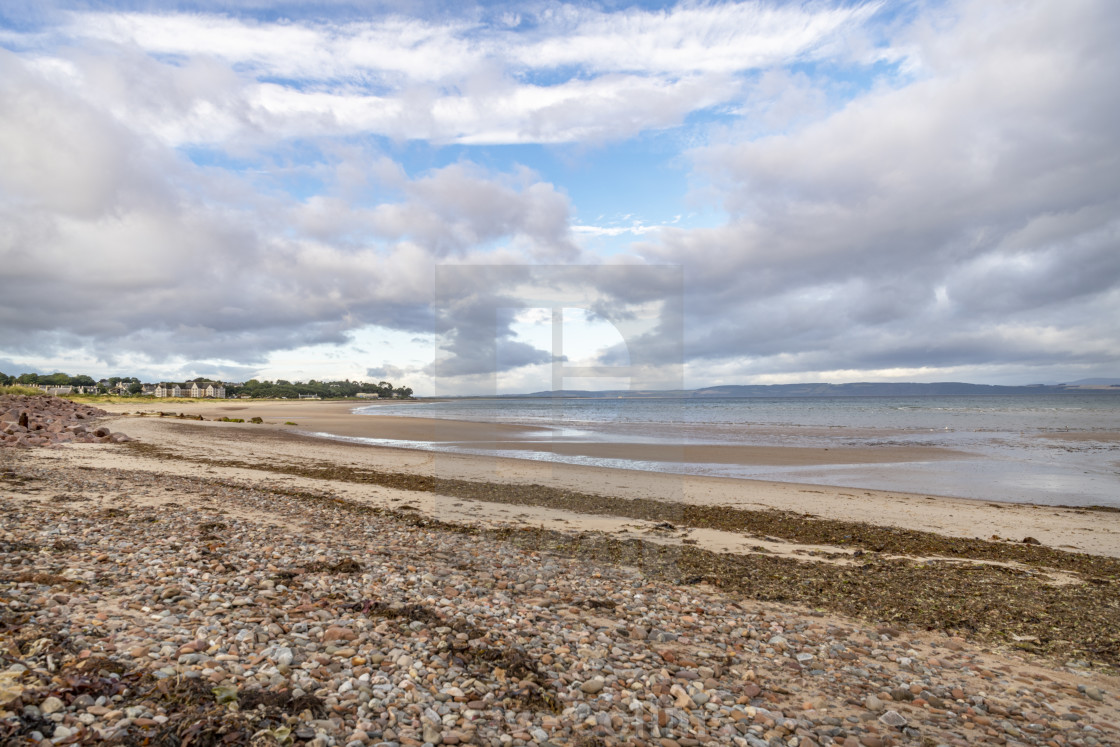 "Nairn Beach, Scotland" stock image