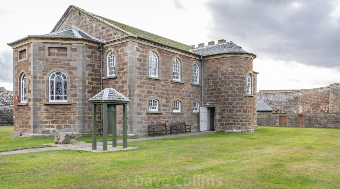 "Fort George Chapel, Scotland" stock image