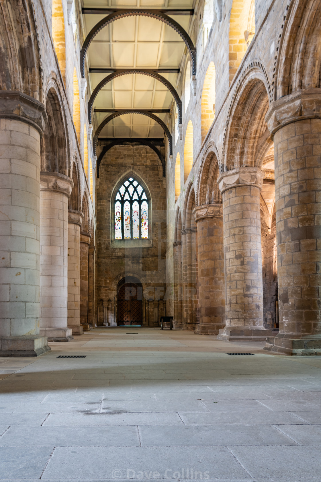 "Dunfermline Abbey, Fife, Scotland" stock image