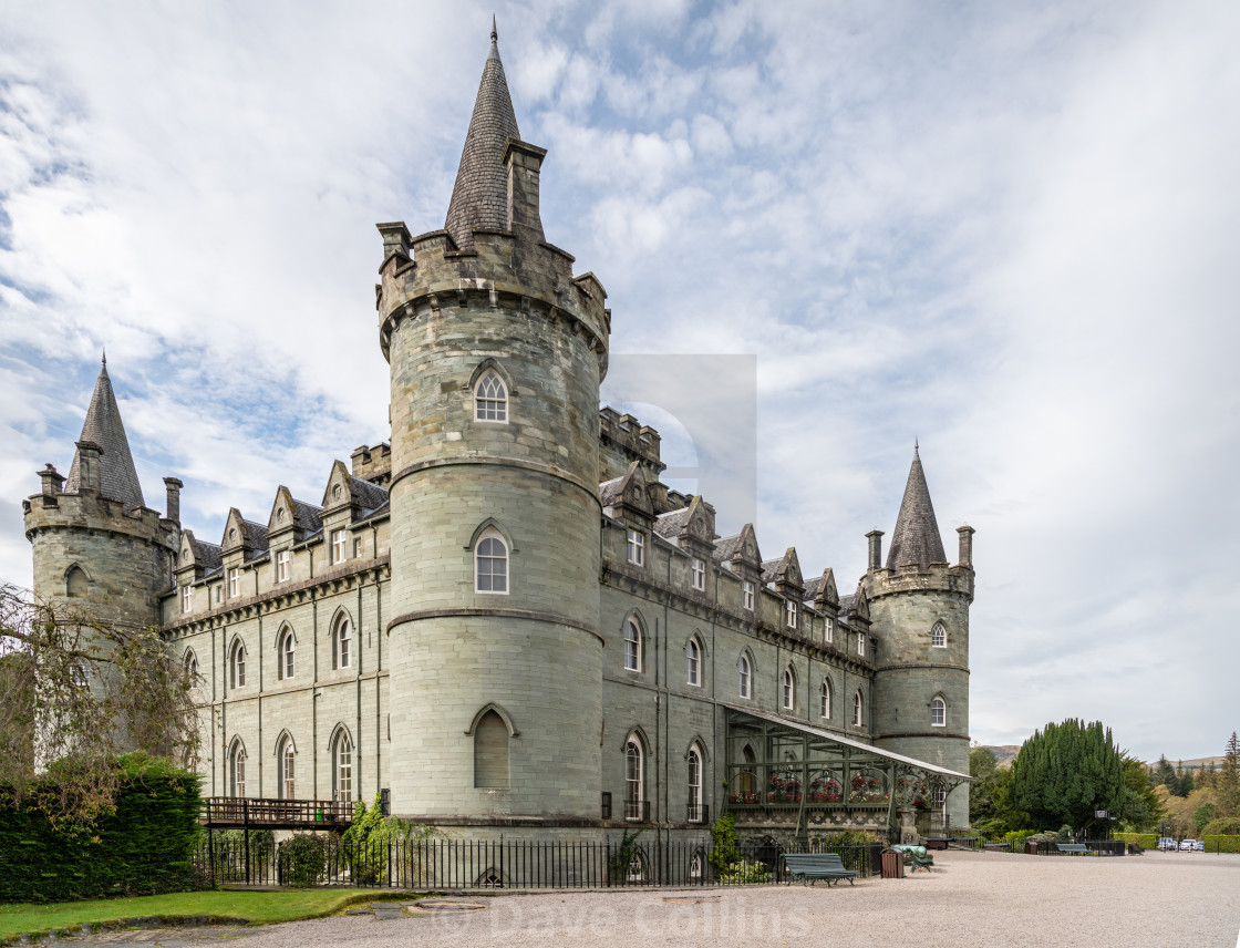 "Inveraray Castle, Argyll and Bute, Scotland" stock image