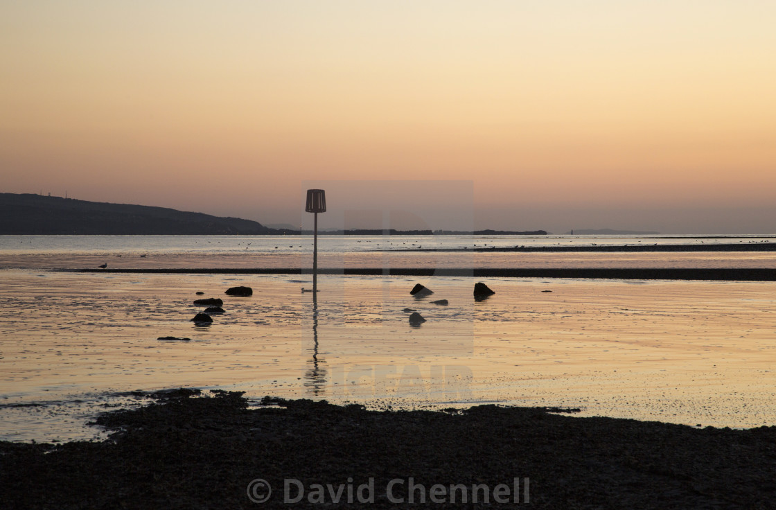 "River Dee Twilight Glow" by David Chennell - £12.40 "River Dee Twilight Glow" stock image